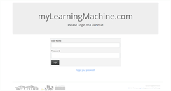 Desktop Screenshot of mylearningmachine.com
