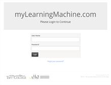 Tablet Screenshot of mylearningmachine.com